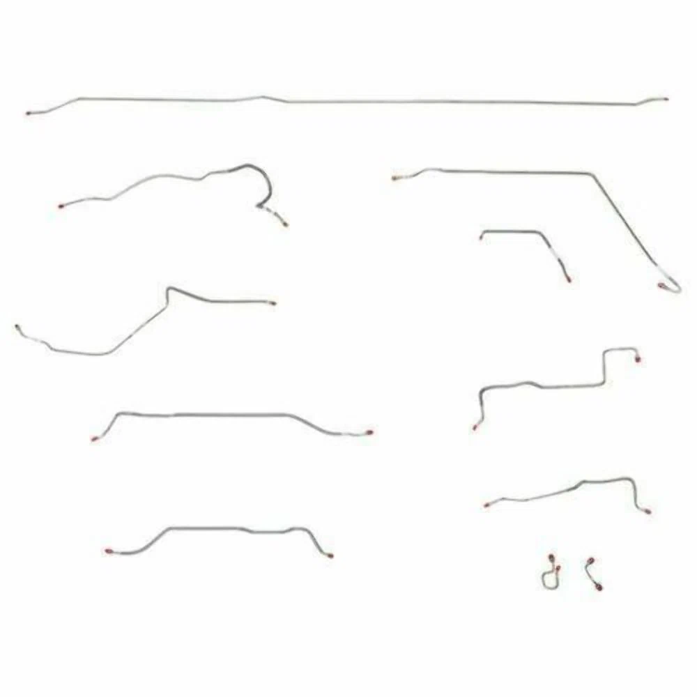 1971 Chevrolet C10 Rear Axle Brake Line Long Bed Power Coil - TCK7100SS